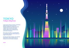 Vettore di Tokyo Skytree
