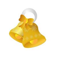 unico Natale campana vettore clipart design