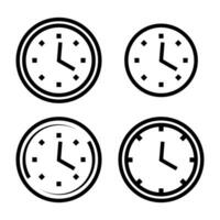 orologio icona, tempo icona, orologio icona o logo isolato cartello simbolo vettore illustrazione.