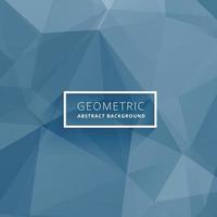 fondo grafico dell'illustrazione di gradiente di stile di poli basso triangolare sgualcito geometrico blu vettore