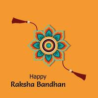 contento Raksha bandhan indiano indù Festival celebrazione vettore design