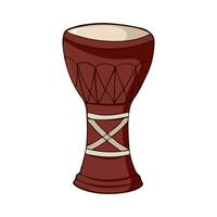 darbuka percussione strumento di il mezzo est vettore illustrazione