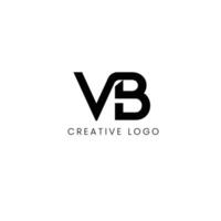 vb iniziale lettera logo vettore