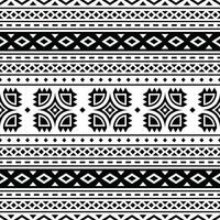etnico geometrico astratto motivi design. senza soluzione di continuità modello nel popolare arte stile. azteco navajo e nativo americano sfondo design per tessile e decorazione. vettore