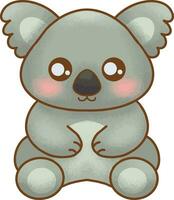 carino koala illustrazione vettore