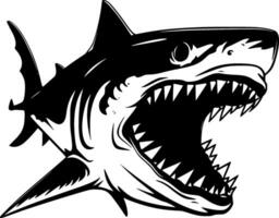 squalo - alto qualità vettore logo - vettore illustrazione ideale per maglietta grafico