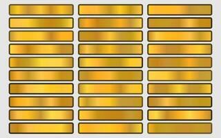 d'oro metallico barre vettore illustrazione