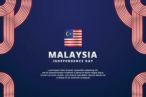Malaysia indipendenza giorno design modello vettore