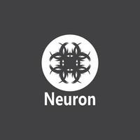 neurone logo e simbolo vettore modello