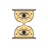 vettore runa alchimia occhio tatuaggio occulto e esoterico simbolo