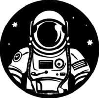 astronauta - minimalista e piatto logo - vettore illustrazione