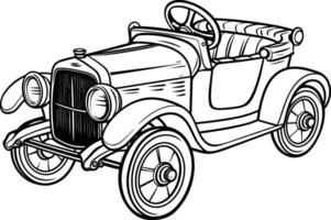 Vintage ▾ classico auto schema vettore