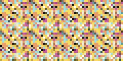 pixelated colorato vivace geometrico griglia moderno astratto pixel rumore vettore struttura, piastrella senza soluzione di continuità modello sfondo