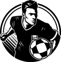 calcio, minimalista e semplice silhouette - vettore illustrazione