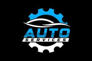 auto logo vettore illustrazione. premio concetto logo design.