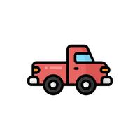 semplice Raccogliere camion diretto colore icona. il icona può essere Usato per siti web, Stampa modelli, presentazione modelli, illustrazioni, eccetera vettore