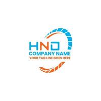 hnd lettera logo creativo design con vettore grafico, hnd semplice e moderno logo. hnd lussuoso alfabeto design