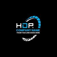hdp lettera logo creativo design con vettore grafico, hdp semplice e moderno logo. hdp lussuoso alfabeto design