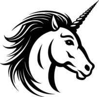 unicorno, minimalista e semplice silhouette - vettore illustrazione