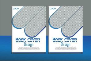 libro copertina design bianca sfondo design colore blu vettore
