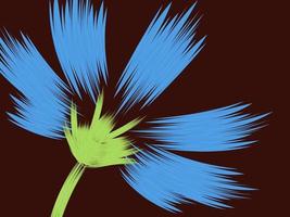 sfondo floreale blu vettore