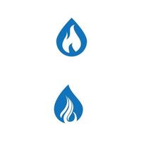gradiente semplice moderno logo fuoco. fiamma logo pulito semplice. vettore