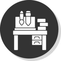 scrivania vettore icona design