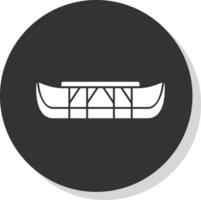 eschimese kayak vettore icona design