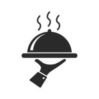Cameriere icona grafico vettore design illustrazione