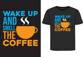 caffè maglietta design per voi vettore