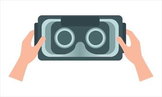 catturare occhiali per realtà virtuale virtual vettore