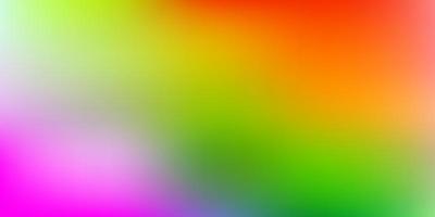 sfondo sfocato vettoriale multicolore chiaro