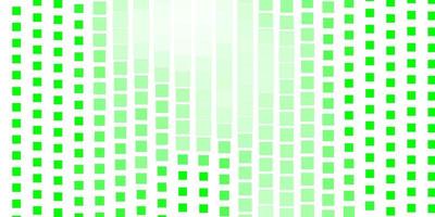 sfondo vettoriale verde chiaro con rettangoli. illustrazione astratta gradiente con rettangoli. modello moderno per la tua pagina di destinazione.