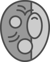 inuit maschera vettore icona design