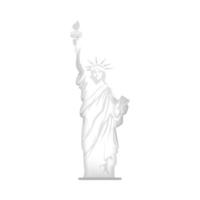 disegno vettoriale statua della libertà usa