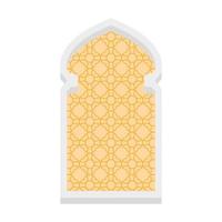 finestra della cultura musulmana vettore