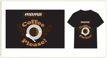 internazionale caffè giorno maglietta design con modificabile caffè tazza vettore