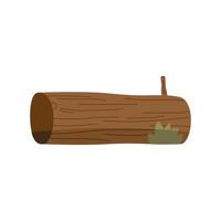 materiale del tronco d'albero di legno broym vettore