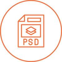 PSD file vettore icona