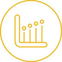 statistiche vettore icona