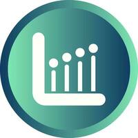 statistiche vettore icona