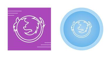 firefox logo vettore icona