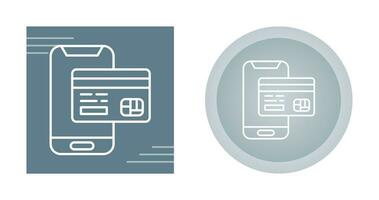 mobile pagamento vettore icona