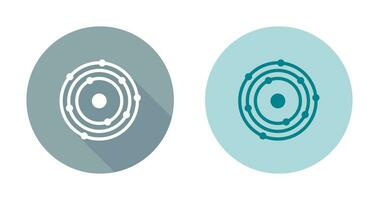 atomico struttura vettore icona