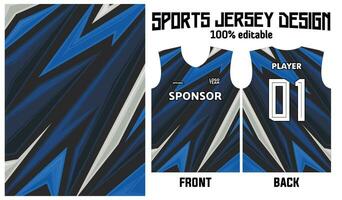 blu astratto modello maglia design per sport uniforme vettore