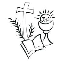 cristiano simbolo design per Stampa vettore