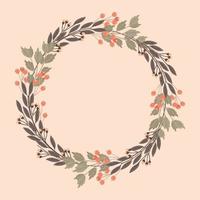 Vector Decorative Floral Frame