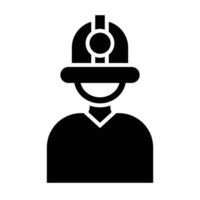 pompiere vettore glifo icona per personale e commerciale uso.