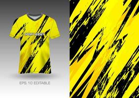 gli sport camicia vettore disegno, calcio maglia modello uniforme davanti Visualizza
