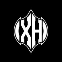 xh lettera logo design. xh creativo monogramma iniziali lettera logo concetto. xh unico moderno piatto astratto vettore lettera logo design.